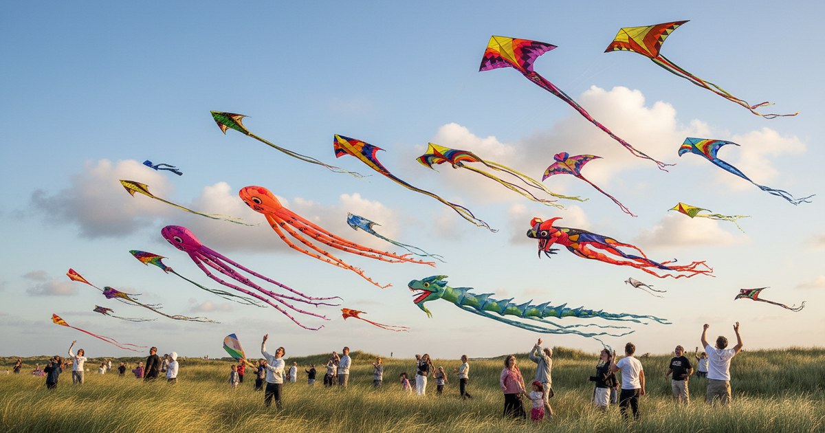 Cerfs-volants : une passion colorée portée par le vent