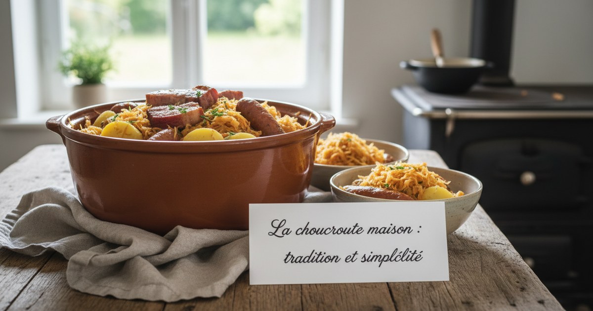 La choucroute maison : tradition et simplicité