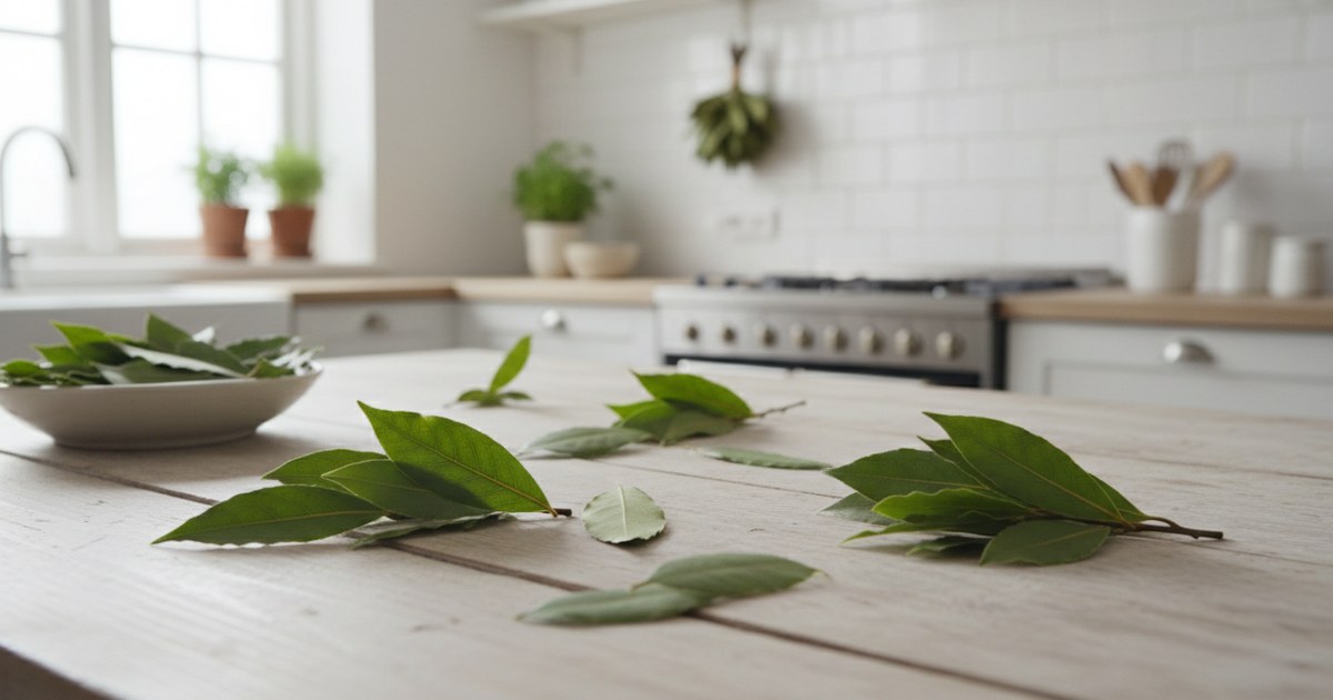 Récolte et conservation du laurier-sauce au jardin